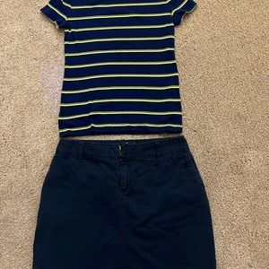 Top & skirt